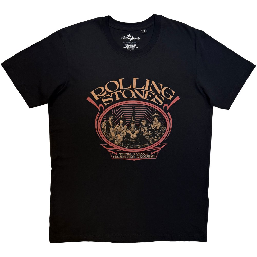 The Rolling Stones - Medieval Band Heren Tshirt - Zwart